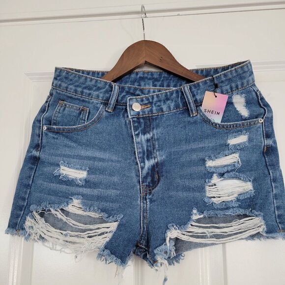 SHIEN JEAN SHORTS Size M (6 US) - Picture 1 of 9